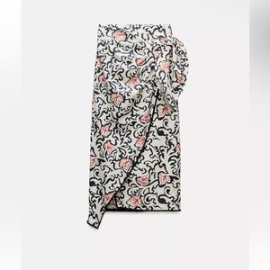 NWT Zara Printed Pareo Skirt